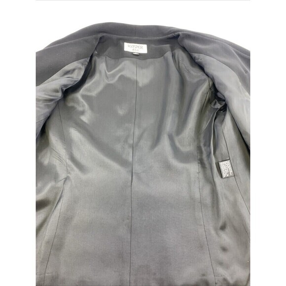 BOGO Kasper A.S.L. Skirt Suit Black Blazer Button Straight Knee Pencil Womens 10 - Picture 7 of 16